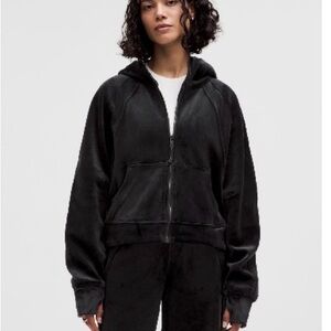 LULULEMON VELVET SCUBA FULLZIP HOODIE XS/S